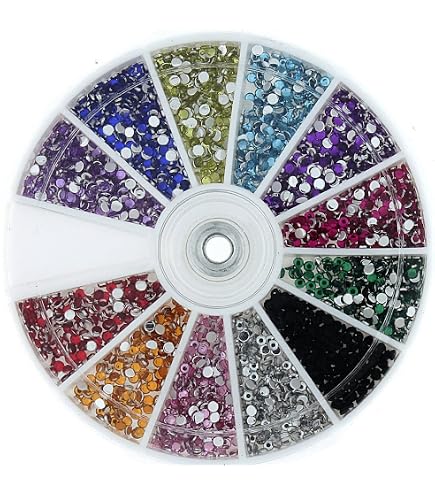 1584 Acryl Strass Steentjes – 5 Vellen, 3-15 Mm, Zelfklevend, Rond/vierkant/bloem, Voor Make-up, Knutselen En Nagels