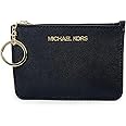 Michael Kors Jet Set Travel Small Zip Pouch with ID Card Holder - PVC Coated Twill