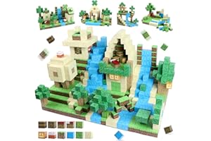 Uiczdry Blocs de Construction Magnétiques,2.5CM/Pièces Blocs de Construction Magnetique Enfant,STEM Montessori Build Mine Magnet World Set,Jouets Cadeaux pour Filles et Garçons 3+ Ans