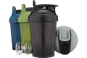 Hydra Cup [ 4 Pack - 20 oz Shaker Flasche mit Draht Schneebesen Bälle, Shaker Cups für Proteinmischungen, V2