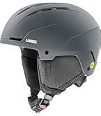 uvex Glance MIPS - robuster Skihelm für Damen und Herren - individuelle Größenanpassung - optimierte Belüftung - schwarz matt - 54-58