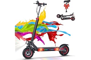 OOTD J11 Max Trottinette Électrique Adulte, 1200W Moteur & Batterie 48V 18Ah Jusqu’à 55 km d’Autonomie, 11" Trottinette Cross Tout Terrain Électrique, Double Suspension Freins Doubles & Écran LCD