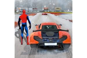 Giochi di corse di auto di supereroi 3D - Giochi di acrobazie di corse di auto di supereroi - Giochi di acrobazie di auto di supereroi - Giochi di simulatore di guida acrobatica