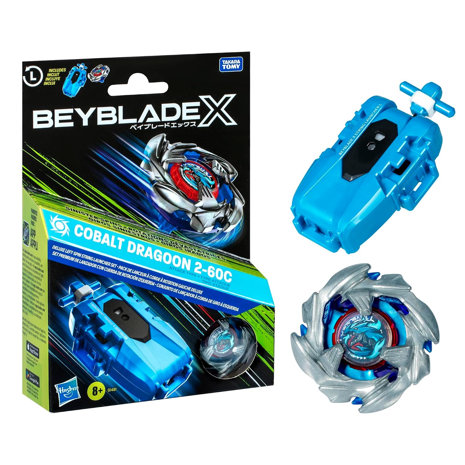 Hasbro BEY Blade Gen 4 DLX Launcher And Top