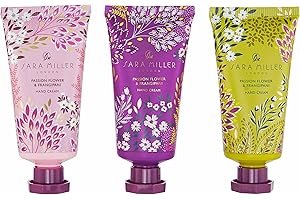 Sara Miller Beauty Haveli Garden Passion Flower & Frangipani Hand Creams Trio Gift Set | Keep Hands Soft & Scented | Cruelty Free & Vegan Friendly | Travel Friendly Sizes | 3 x 30ml