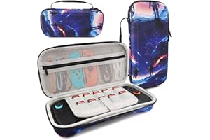 XINGFUDAO Carrying Case Suitable for Nintendo Switch 2 (2025), Switch 2 Case with Accessories Pouch, Switch 2 Console Travel Bag, Multicolor
