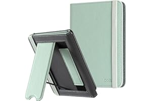 CoBak Étui en Tissu pour Kindle – 6" Housse de Protection Compatible avec Les appareils Kindle 11e génération (modèle 2022), Smart Cover avec Fonction Veille/Réveil Automatique,Vert Sauge