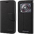 Oxford Fabric PU Leather Flip Wallet Case Compatible with Oukitel WP33 Pro 5G, Durable Protective Cover with Card Slots and Magnetic Closure (Black)