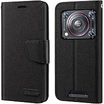 Custodia Flip Oukitel C59 Tessuto Oxford E Pelle PU - Con Tasche E
