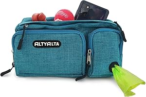 ALTYALTA EZ Dog Walking Bum Bag - Treat Pouch & Waste Dispenser (1.6L)