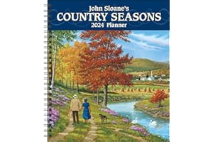 John Sloane's Country Seasons 12-Month 2024 Monthly/Weekly Planner Calendar