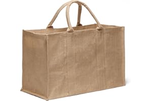 La Cordeline Sac Cabas Multi-usages Toile de Jute 55x25x35cm 48L