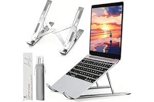 ‎AITODOS TA AiTodos® Stojak na Laptopa, 8-16 Cali, Podstawka do Laptopa, Antypoślizgowa w 6 Pozycjach, Stop Aluminium, Stojaki na Laptopa, Podstawka Pod Laptopa, Laptop Stand,Regulowana Podstawka Pod Notebooka