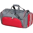 Borsa per lo sport Leonardo Borsone Palestra Sportivo in Tessuto Tela Borsa a Spalla da Viaggio Borsa con Scomparti Separati 