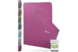 ‎NIRVANASHAPE NirvanaShape Yoga Handtuch rutschfest | Hot Yoga Towel mit Antirutsch-Noppen | hygienische Yogatuch-Auflage für Yogamatte [ 185 x 63 cm ]