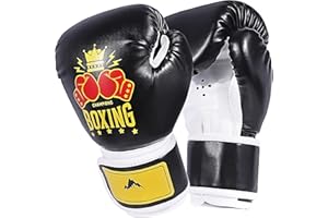 GIEMIT Boxhandschuhe Kinder, Box Handschuhe für Kinder von 5-12 Jahre, 4OZ Jungen Mädchen, Boxing Gloves Kids für Muay Thai, MMA Kickboxen Sandsack Boxsack Kampfsport