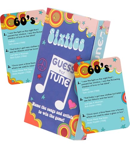 Boxer Gifts Novanta Guess That Tune Music Quiz Game | Nome anni '90 dal testo | Grande divertimento per le feste | Al di sopra di 150 Canzoni, Colore Blu, GA3054