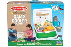 Melissa & Doug | Let's Explore Camp Kühler Set | Pretend Play | 3+ | Geschenk für Jungen oder Mädchen