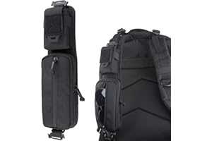 WYNEX Pochette pour Bretelle de Sac à Dos Tactique Pochette à Accessoires Molle Poche Supplémentaire pour Sac Militaire Pochette de Fixation à Bandoulière Pochette pour Accrocher à la Bretelle de Sac