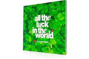 IMPACTO COLECCIONABLES Lucky Coins - Collezione di 7 Monete della Fortuna Placcate in Oro 24 Carati, Amuleto di Prosperità e Fortuna