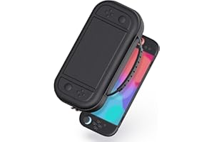 STARTRC GAMES Hard Carrying Case for Nintendo Switch 2 2025, PU Shell Soft Lining Travel Carry Case with 10 Game Card Slots, Protective Portable Compact Storage Case for Switch 2 and Small Accessories