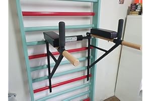 ARTIMEX SPORT EQUIPMENT ARTIMEX Dip Bar for Swedish Ladder (Wall Bars) - Used in Homes, Gyms or Fitness Centers for Workout and Fitness, code 270