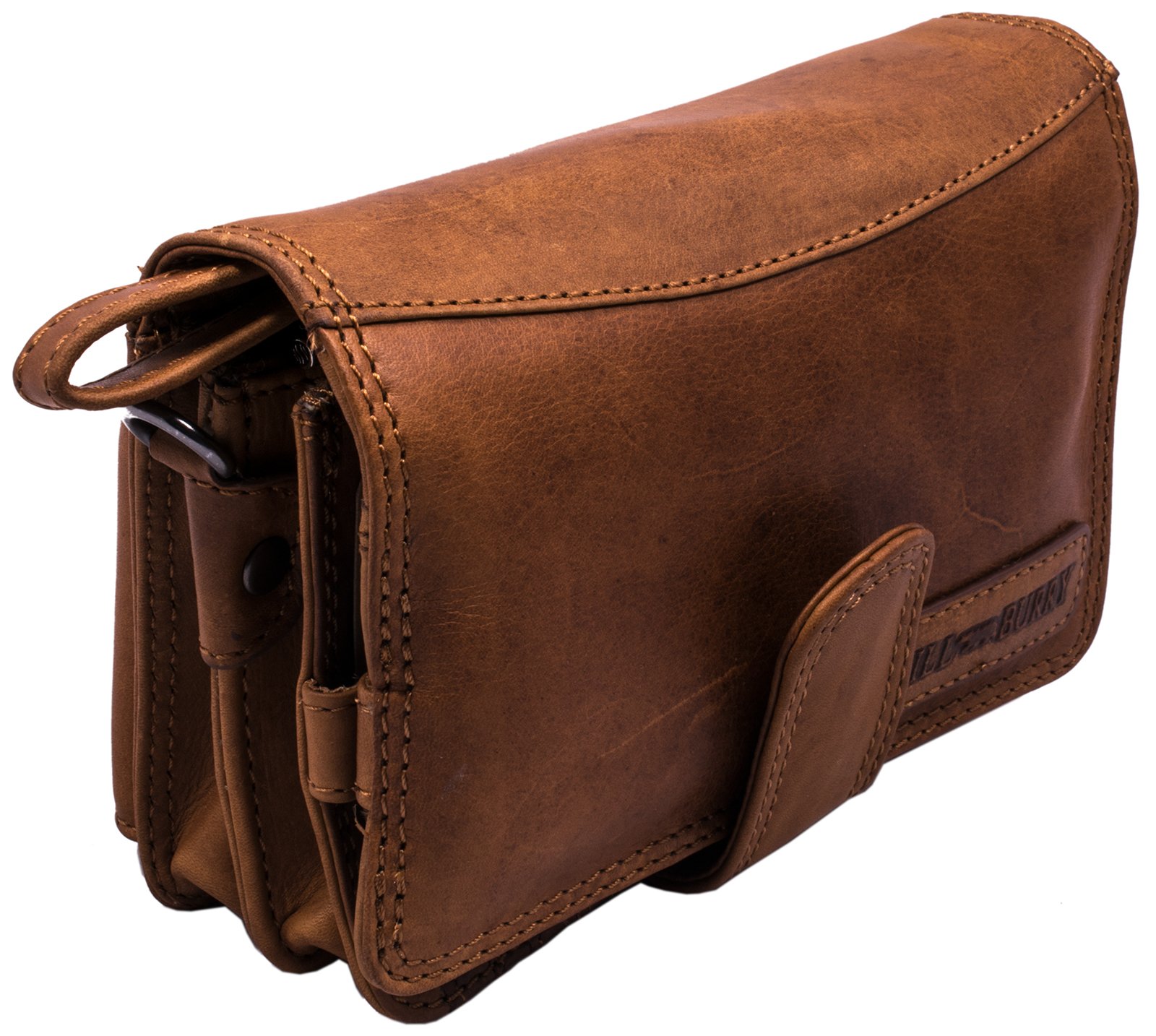 Hill-Burry-Sac--bandoulire-en-Cuir-Portefeuille-de-VoyagePortefeuille-en-Cuir-de-Vachette-tann-naturellement-Organisateur-Sac-de-PoignetSac--Documents-Purse