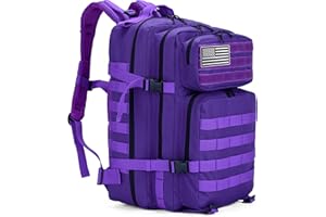 SEYATULLH Mochilas Tácticas Militares para Hombre/Mujer 45L Grandes Army Molle Bolsa Mochila de Senderismo para Acampar