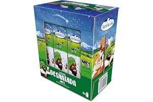 Central Lechera Asturiana Leche Desnatada, Líquido, Pack 6 x 1L