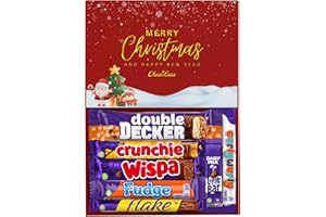 Chocoluxe Co Christmas Chocolate Gift Box Hamper | Made with Assortment of Dairy Milk Selections | Luxury Christmas Chocolate Gifts Ideal For Everyone | Chocolate Selection Box