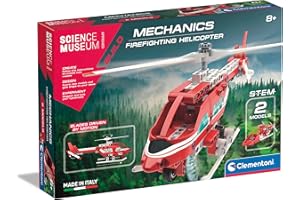Clementoni 61348 Mechanics Helicopter, Multi-Color