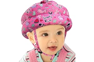 SIMPLY KIDS Caschetto Primi Passi I Casco Neonato Paracolpi Bambino Infantili Cappello di Testa I Regolabile Sicurezza Casco per Bambini da 6 a 24 mesi
