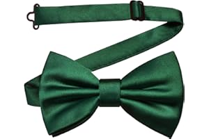 MAIANY Fliege Herren Schwarz/Rot: Vorgebundene Fliege Mit Einstellbarem Band, Elegante Anzug Schleife Für Hochzeit, Abschlussball, Karneval & Frühlingsfest