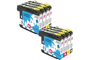 ‎INK INSPIRATION Ink Inspiration® Ersatz für Brother LC223 Druckerpatronen 8er-Pack, kompatibel mit Brother DCP-J4120DW MFC-J5320DW MFC-J5620DW MFC-J4420DW MFC-J4620DW MFC-J4625DW MFC-J680DW MFC-J5720DW MFC-J480DW
