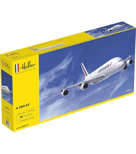 Maquette Heller Airbus A320 Air France 1/125 - 139 Pièces à Assembler - Fabriquée En France