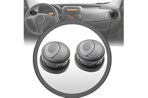 MKAREPART Coppia Griglia di Ventilazione Coperchio Bocca Ventola Griglia Diffusore Compatibile con Nemo, Bipper, Fiorino, Qubo 8265FA, 735461076 (Destra e Sinistra)