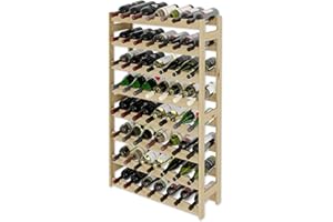 LENMAR Len Mar.de RW_1_56 Wooden Wine Rack for 56 Bottles