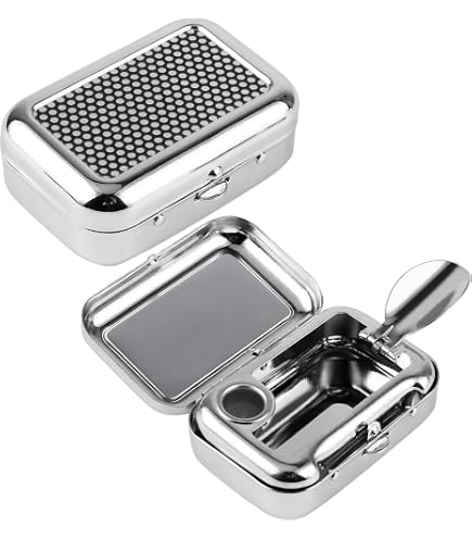 Posacenere Natalizio In Acciaio Inox, Con Coperchio A Prova Di Odore, Design A Forma Di Omino Di Pan Di Zenzero, Per Esterno