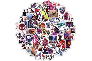 GTOTd Spider Hero Stickers (100pcs) Films Gifts Merch Party Supplies Vinyl Water Bottle Luggage Guitar Skateboard Aesthetic Gifts for Teens Fans