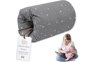 Totsy Baby Cuscino allattamento per bebe 20 cm - Cuscini a manica o a bracciale per l'alimentazione neonato piccolo cuscinetto per bambini o bambina Oeko-Tex Galaxy