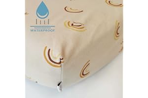 ‎ÜNEEQBABY ÜneeQbaby 100% wasserdichter Matratzenschoner, voll ausgestattetes Bettlaken - Bio-Baumwolle, Oeko-TEX Klasse I-Zertifiziert, Matratzenbezugschutz für Babybett, Kleinkind und Kinderbett…