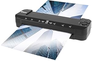 Plastifieuse A3 A4 A5 A6 A7 Pro Ultra Rapide à Chaud et à Froid jusqu’à 2x150 microns avec Température Réglable pour Usage Professionnel Intensif