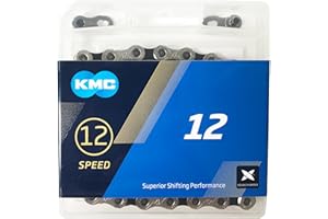 K.M.C. CHAIN KMC 12 Speed eBike Chain, 128 Link, Black/Silver