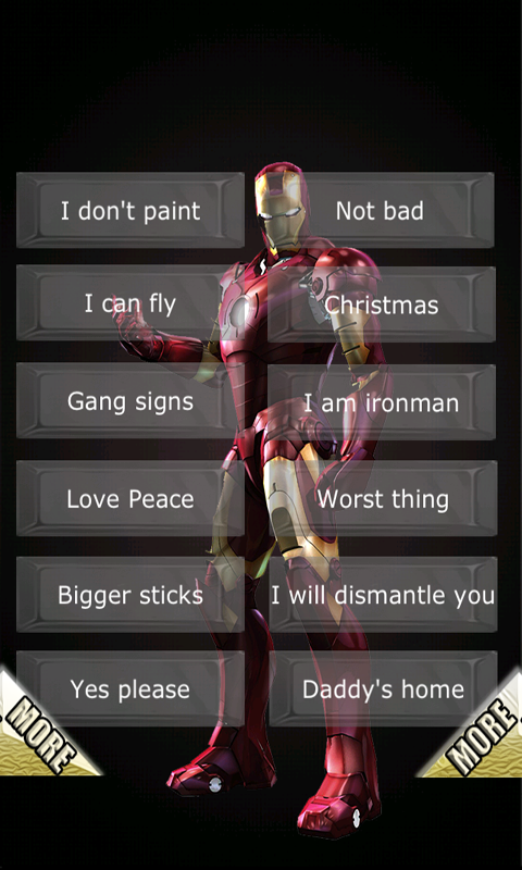 The Unofficial Iron Man Sound Board Amazon De Apps Spiele