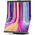 Duex Mobile Pixels 2023 Geminos-T Dual 24" Stacked Computer Monitors with 1080P Webcam and Speakers, Vertical Desktop Monitor, Plug and Play, HDMI/USB-A/USB-C (Touchscreen)
