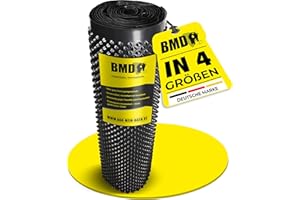 BMD Noppenbahn | 0,5m x 20m | 4 Größen | Hochbeetfolie ohne Weichmacher | Noppenfolie für den Grundmauerschutz | 10m² | Drainage | CE-Siegel Qualität