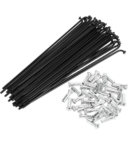 Set Raggi 275mm 14G Raggi Per Bicicletta In Acciaio Al Carbonio, 36 Pezzi, 14G, Lunghezza 275 Mm – Ricambio Per Mountain Bike, Colore Argento Set Raggi Bici 36 Pezzi