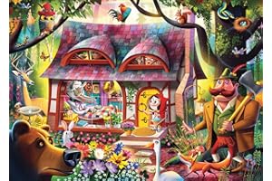 Ravensburger Puzzle 2D 1000 elementów: Czerwony Kapturek, Stary design