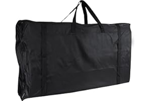Hummelladen Aufbewahrungstasche für 2 Stühle - 118 x 65 x 18 cm - Transport Tasche mit Trennfach - Tragetasche für Stuhl - schwarz - 300D Polyester - Wasserabweisend - mit Zugriemen