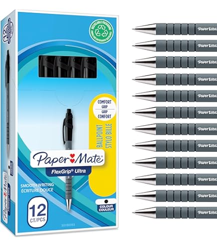 Stylo à bille Deli SA625, encre noire 0,5 mm, stylo à écriture fine à